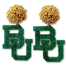 Load image into Gallery viewer, Baylor Glitter Acrylic BU with Beaded Top
